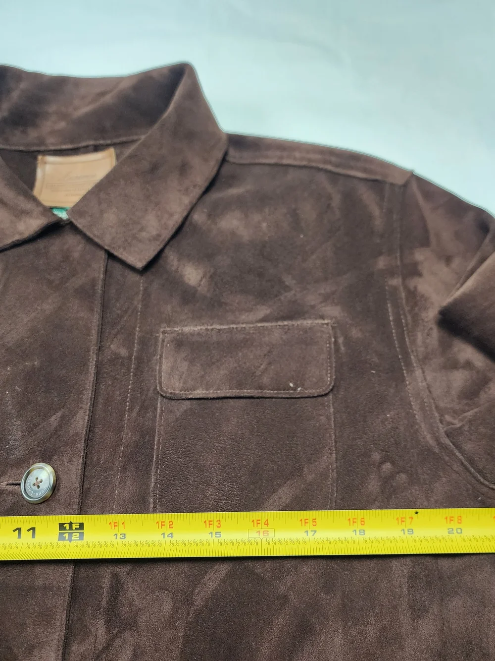 Lauren Ralph Lauren Dry Good Supply CO, Women's Faux Suede Leather Brown Size Me